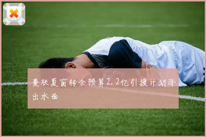 曼联夏窗转会预算2.2亿引援计划浮出水面